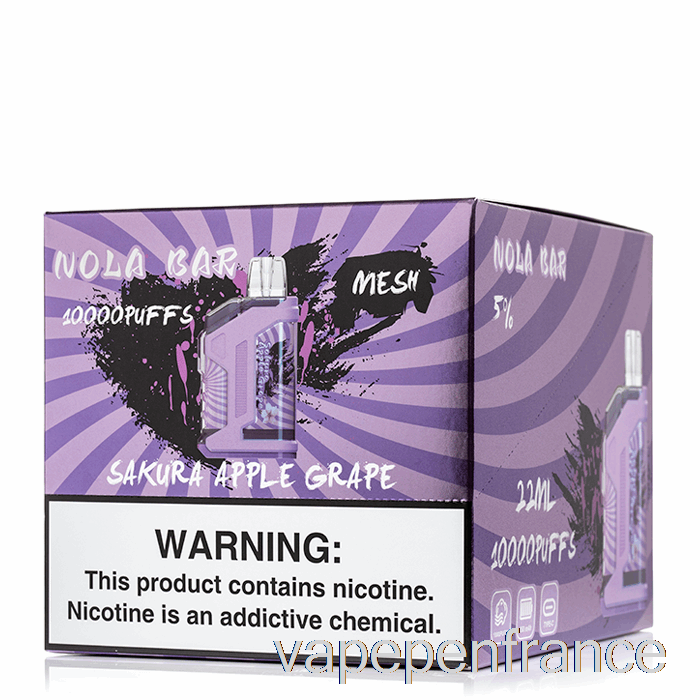 [Pack De 10] Stylo Vape Jetable So Soul Nola Bar 10000